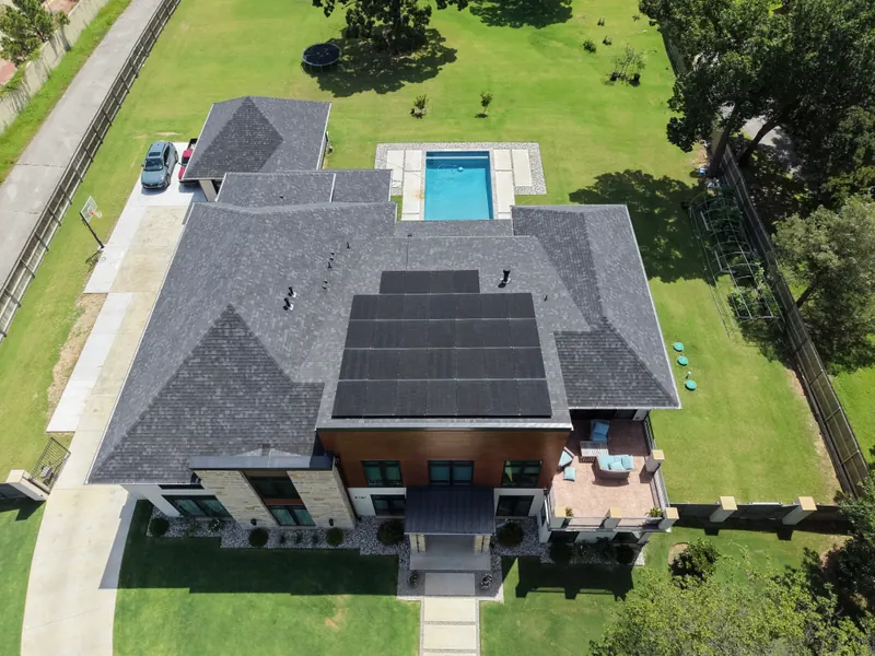 Affordable Solar rooftop array on a Tulsa, Oklahoma home