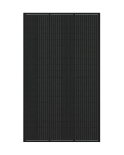 All-black monocrystalline solar panel